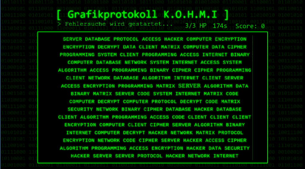 Kohmi Game Engine Spiel 2: Grafikprotokoll